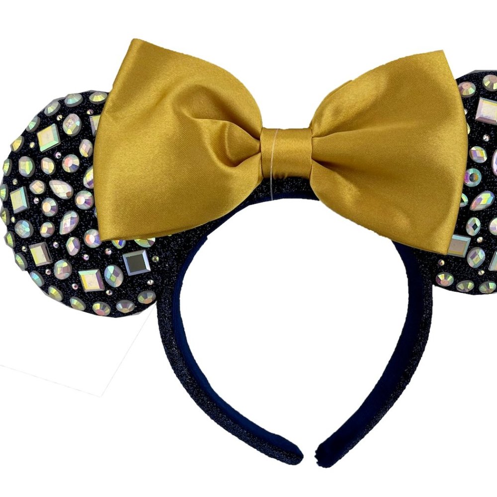 Disney Walt Disney World 50th Anniversary Jeweled Minnie Ears Headband Adult